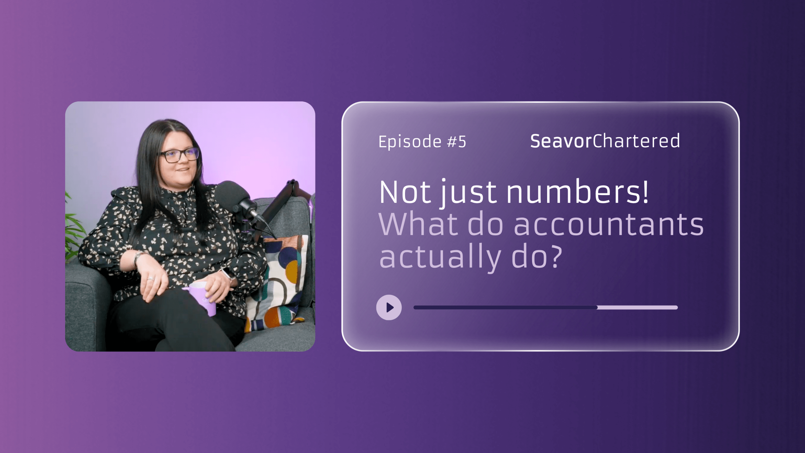 Text reads: Not just numbers! What do accountants actually do?