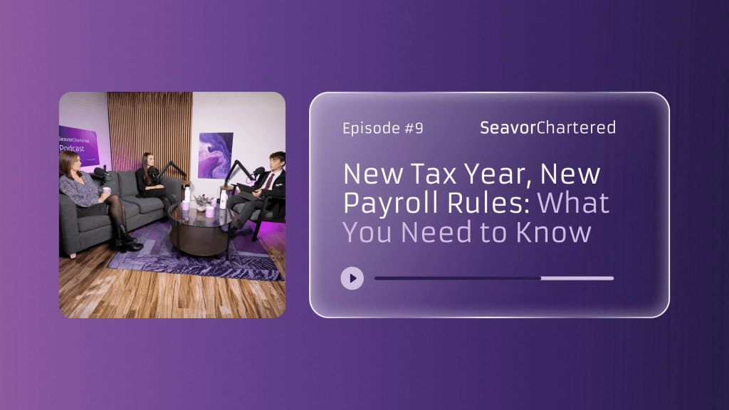 Text reads: New Tax Year, New Payroll Rules What You Need to Know