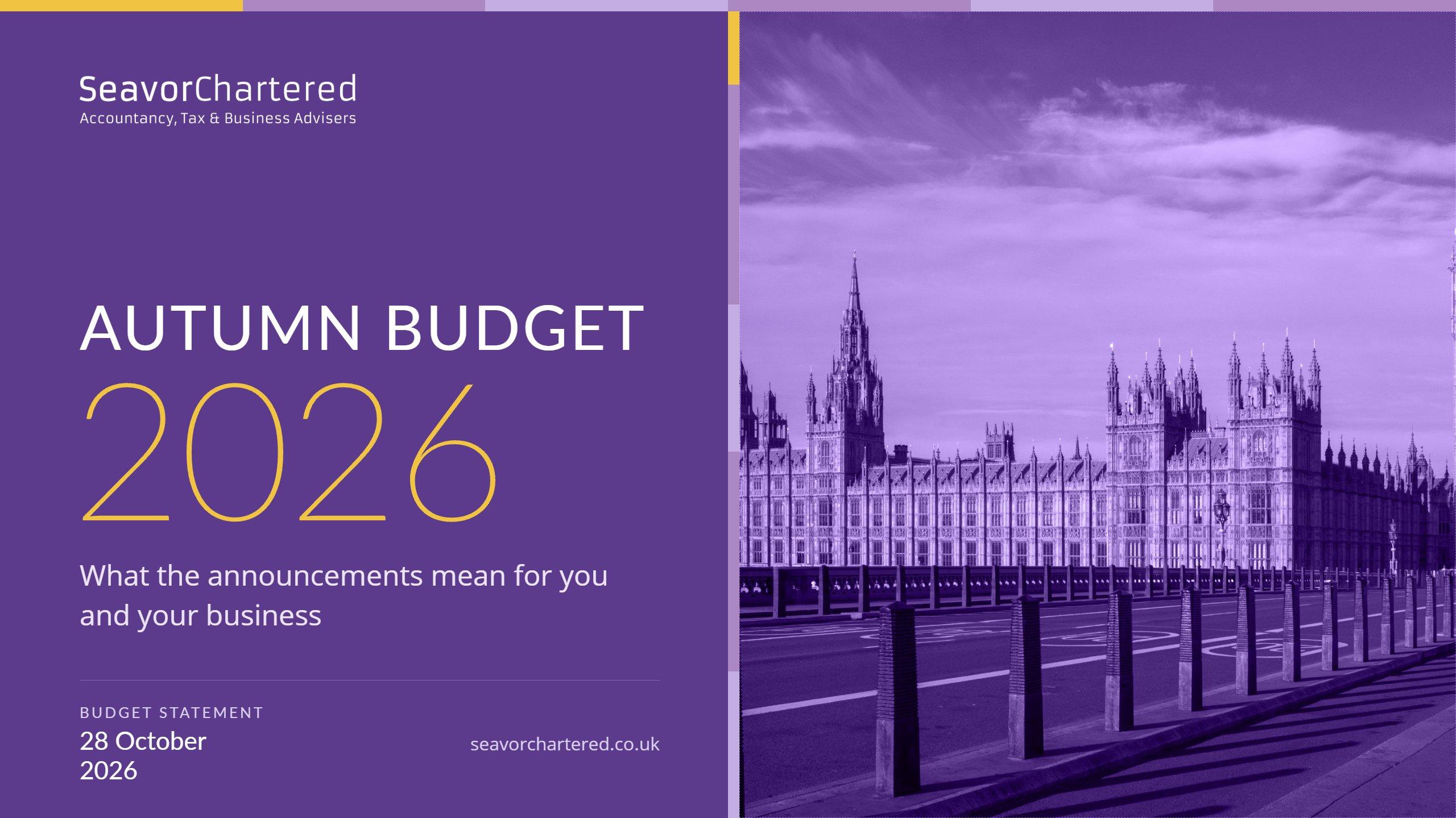 Autumn Budget 2026